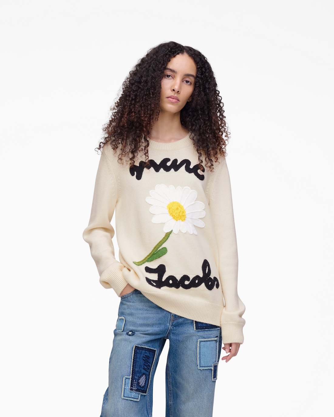 Marc Is Joy Jacquard Crewneck Ivory Marc Jacobs / READY TO WEAR|NEW ARRIVALS