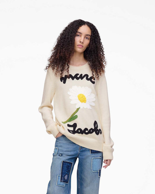 Marc Is Joy Jacquard Crewneck Ivory Marc Jacobs / READY TO WEAR|NEW ARRIVALS