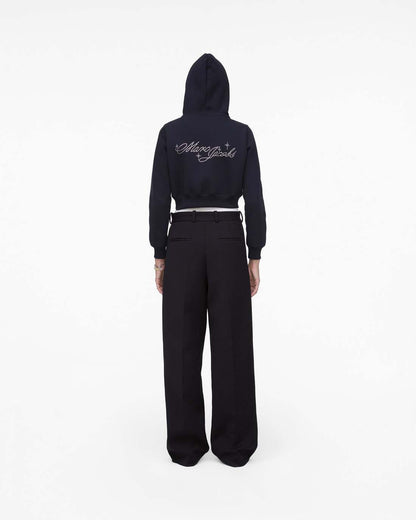 Marc Jacobs Charm Cropped Hoodie Black