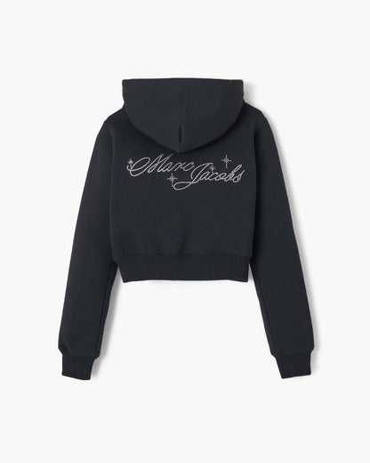 Marc Jacobs Charm Cropped Hoodie Black