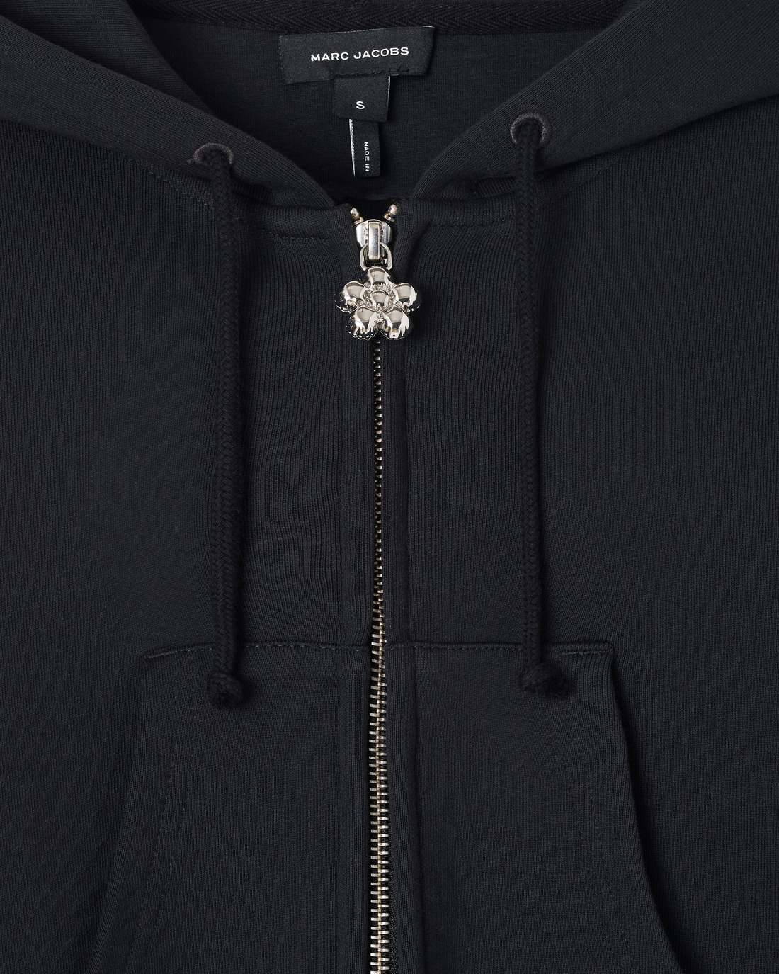 Marc Jacobs Charm Cropped Hoodie Black