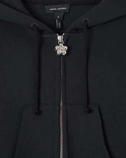 Marc Jacobs Charm Cropped Hoodie Black