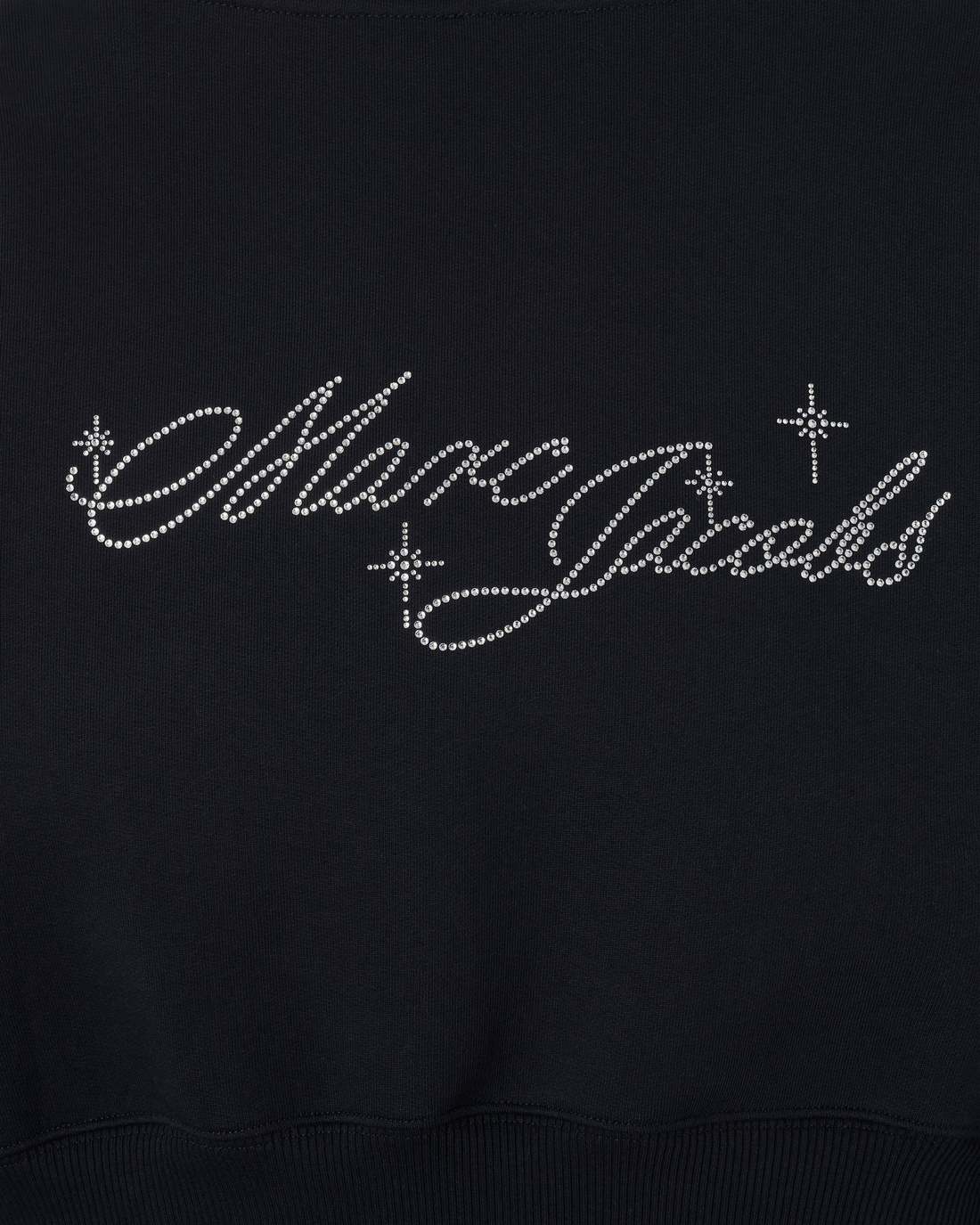 Marc Jacobs Charm Cropped Hoodie Black