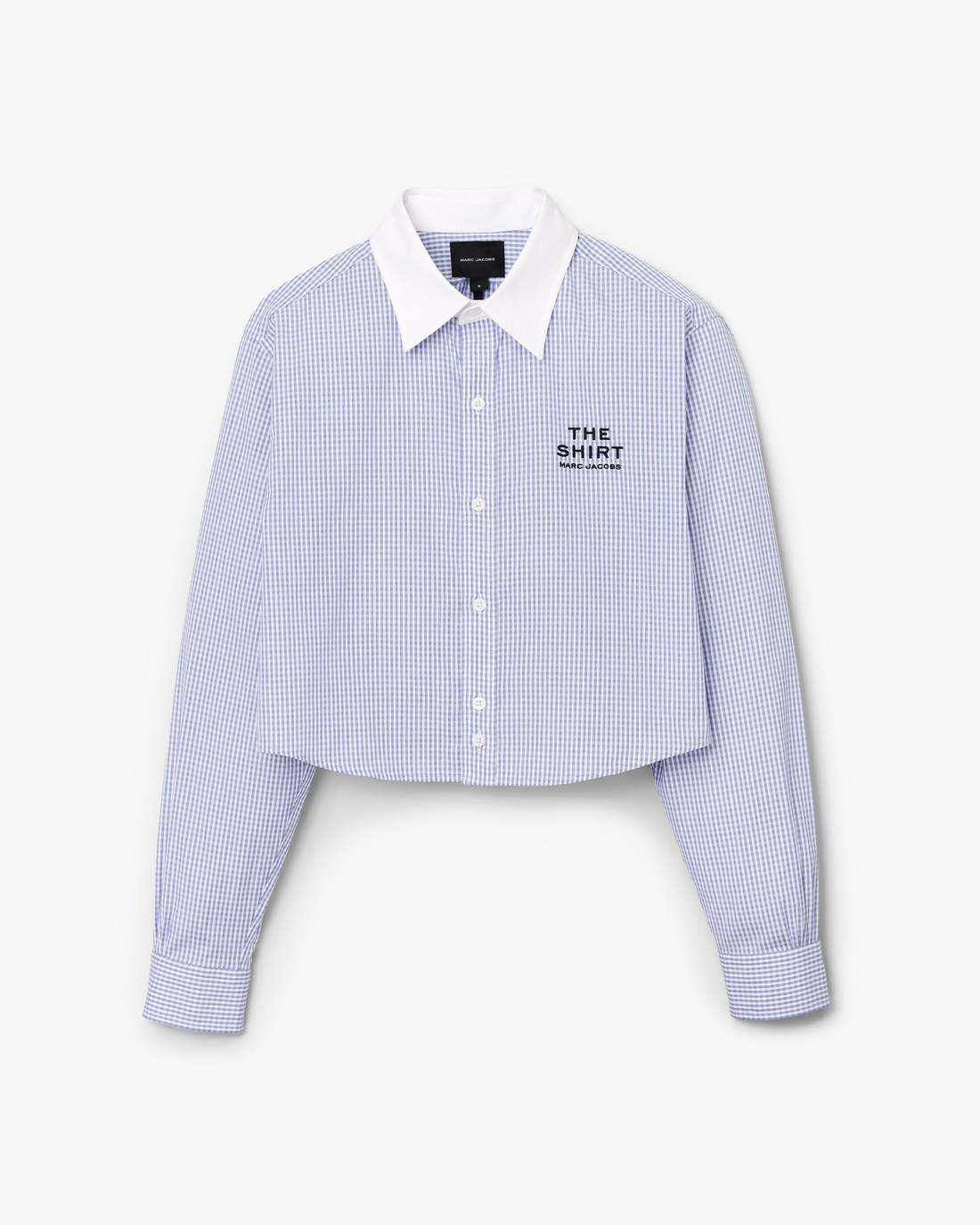 Marc Jacobs The Cropped Femme Shirt Blue Multi