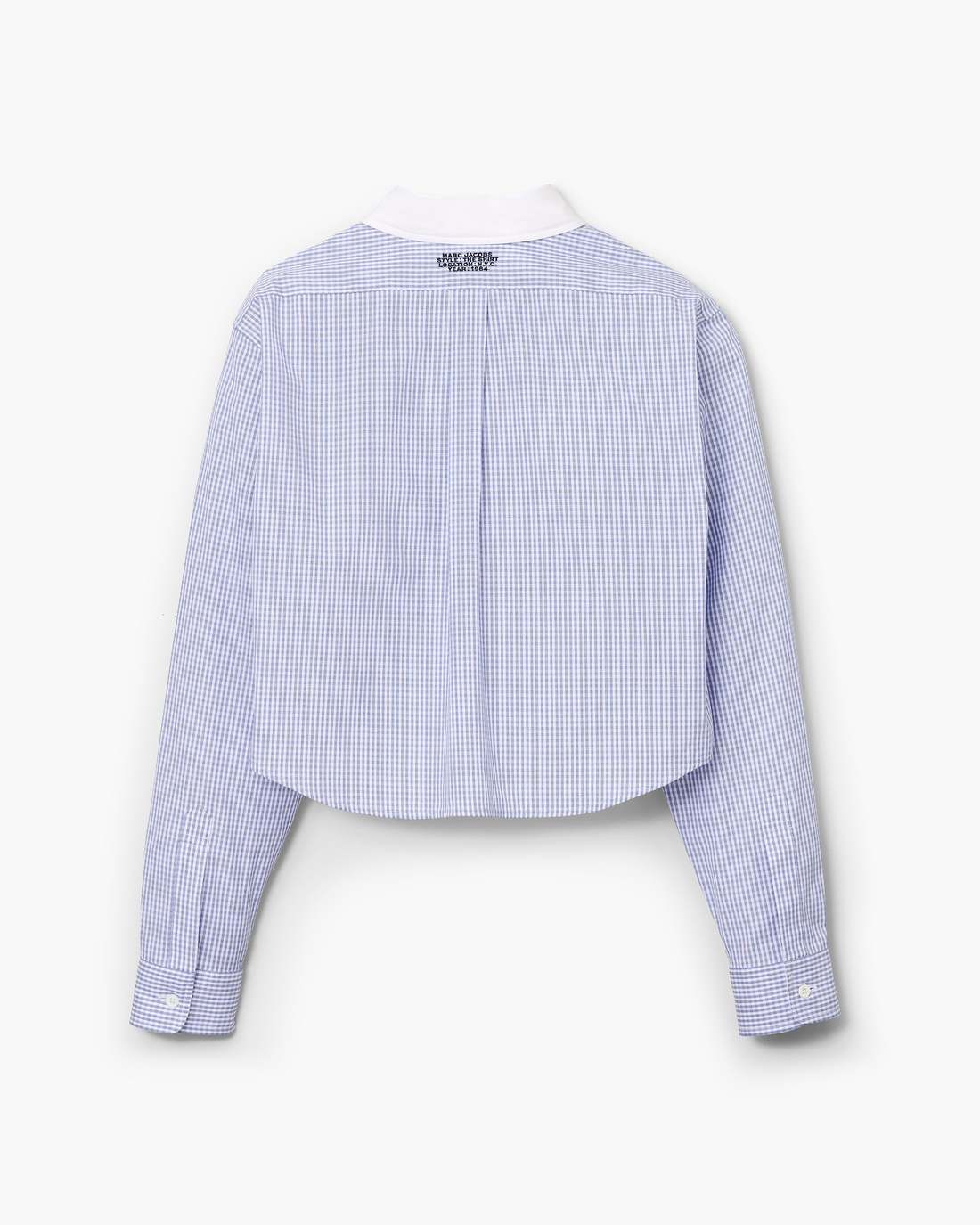 Marc Jacobs The Cropped Femme Shirt Blue Multi