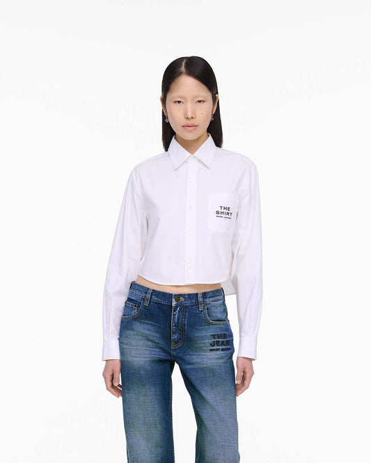 Marc Jacobs THE CROPPED FEMME SHIRT White