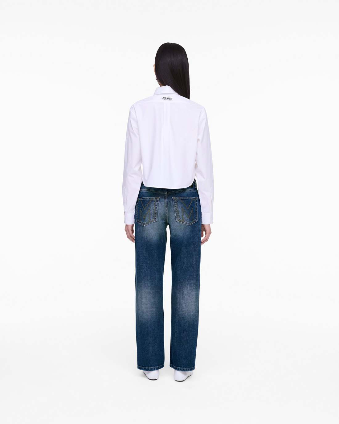 Marc Jacobs THE CROPPED FEMME SHIRT White