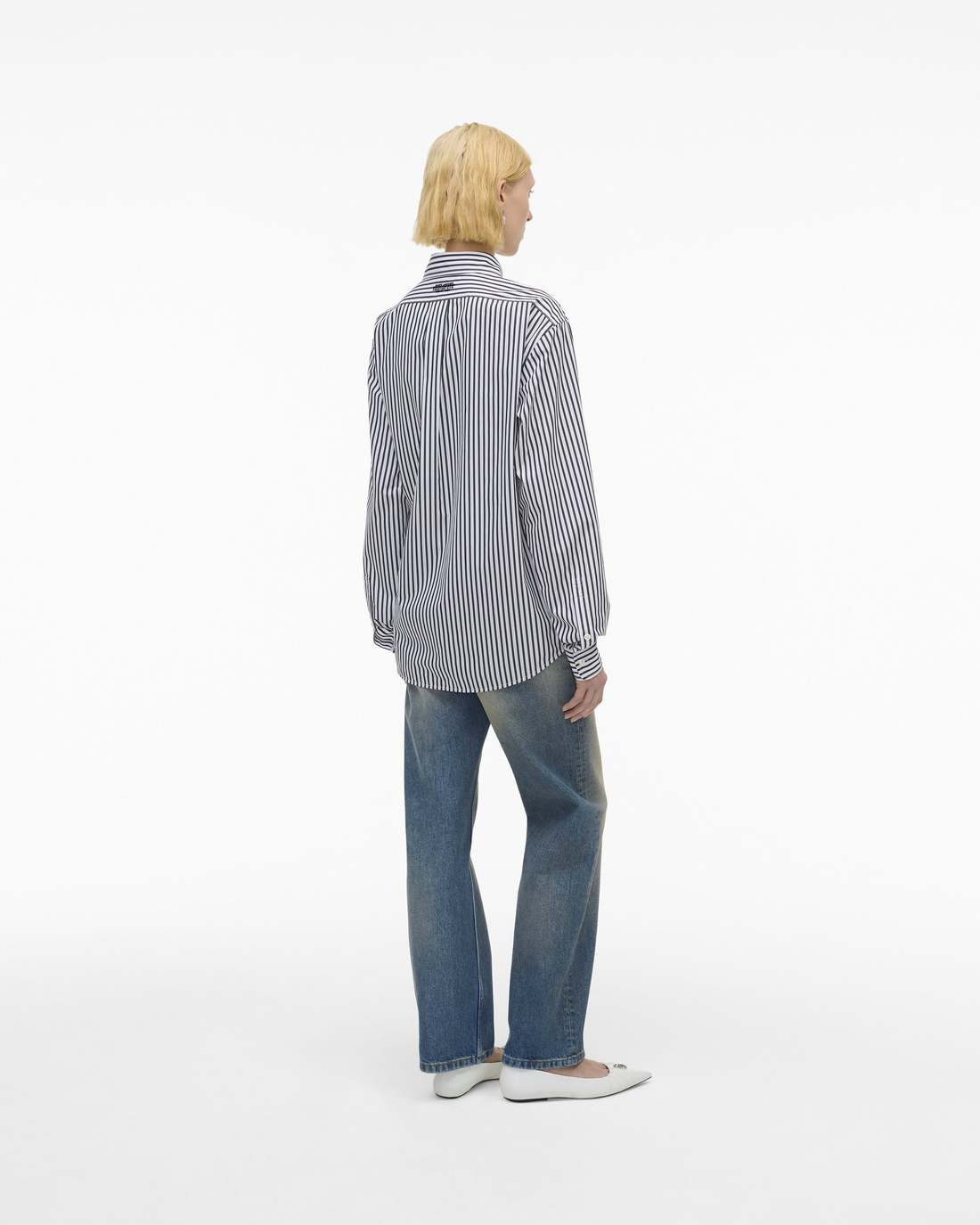 Marc Jacobs The Striped Shirt Black/White