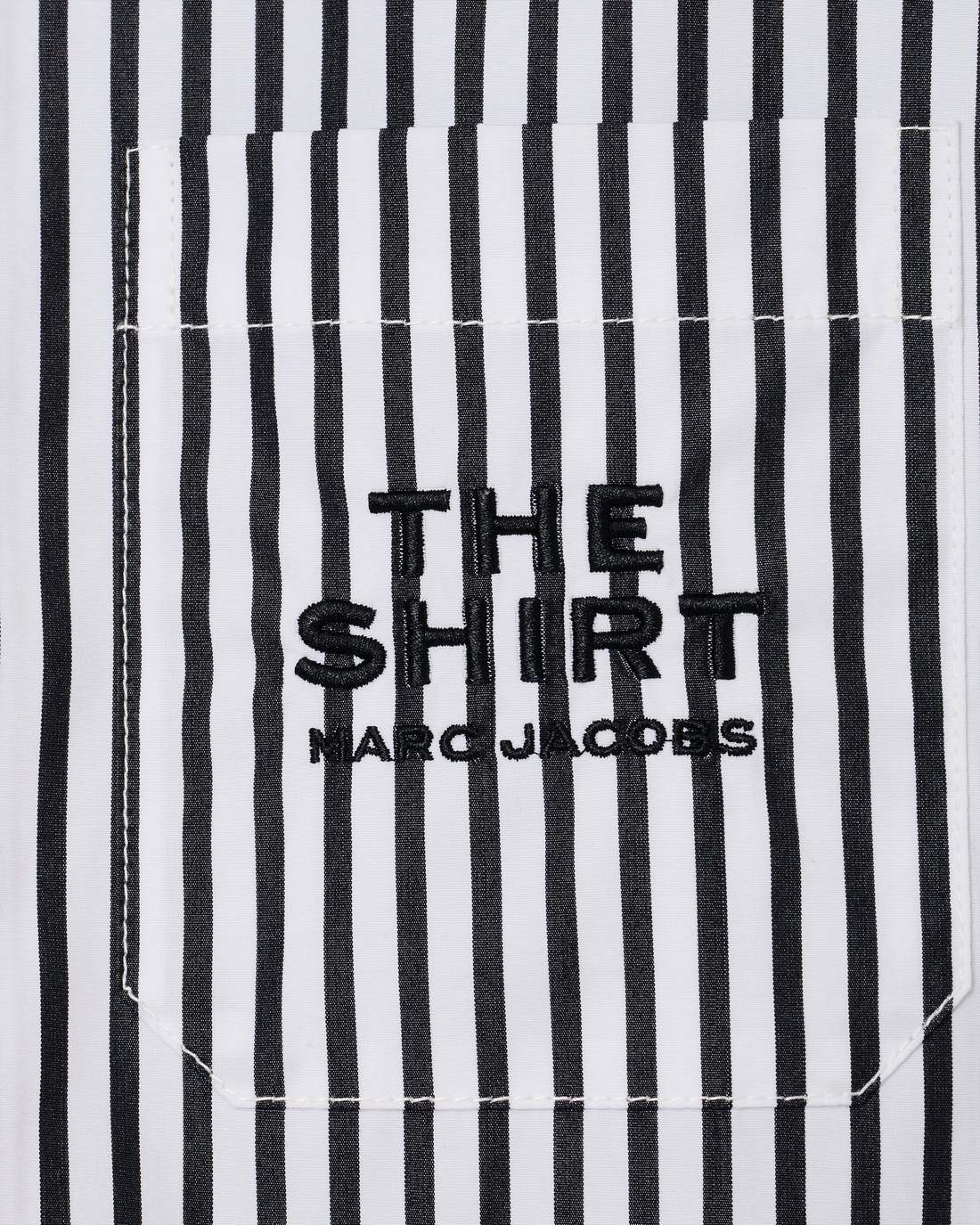 Marc Jacobs The Striped Shirt Black/White