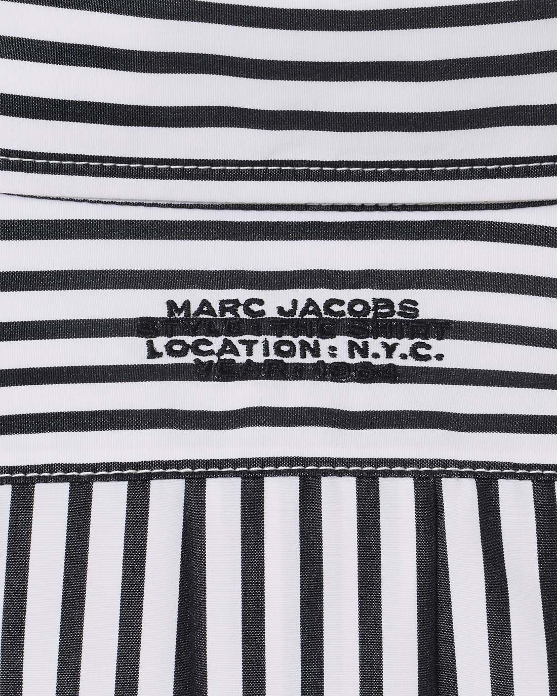 Marc Jacobs The Striped Shirt Black/White