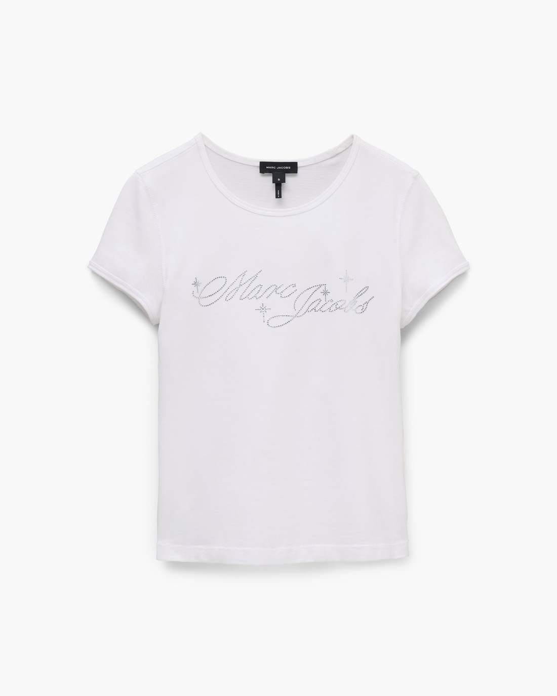 Charm Logo Shrunken Tee White Marc Jacobs / READY TO WEAR|NEW ARRIVALS