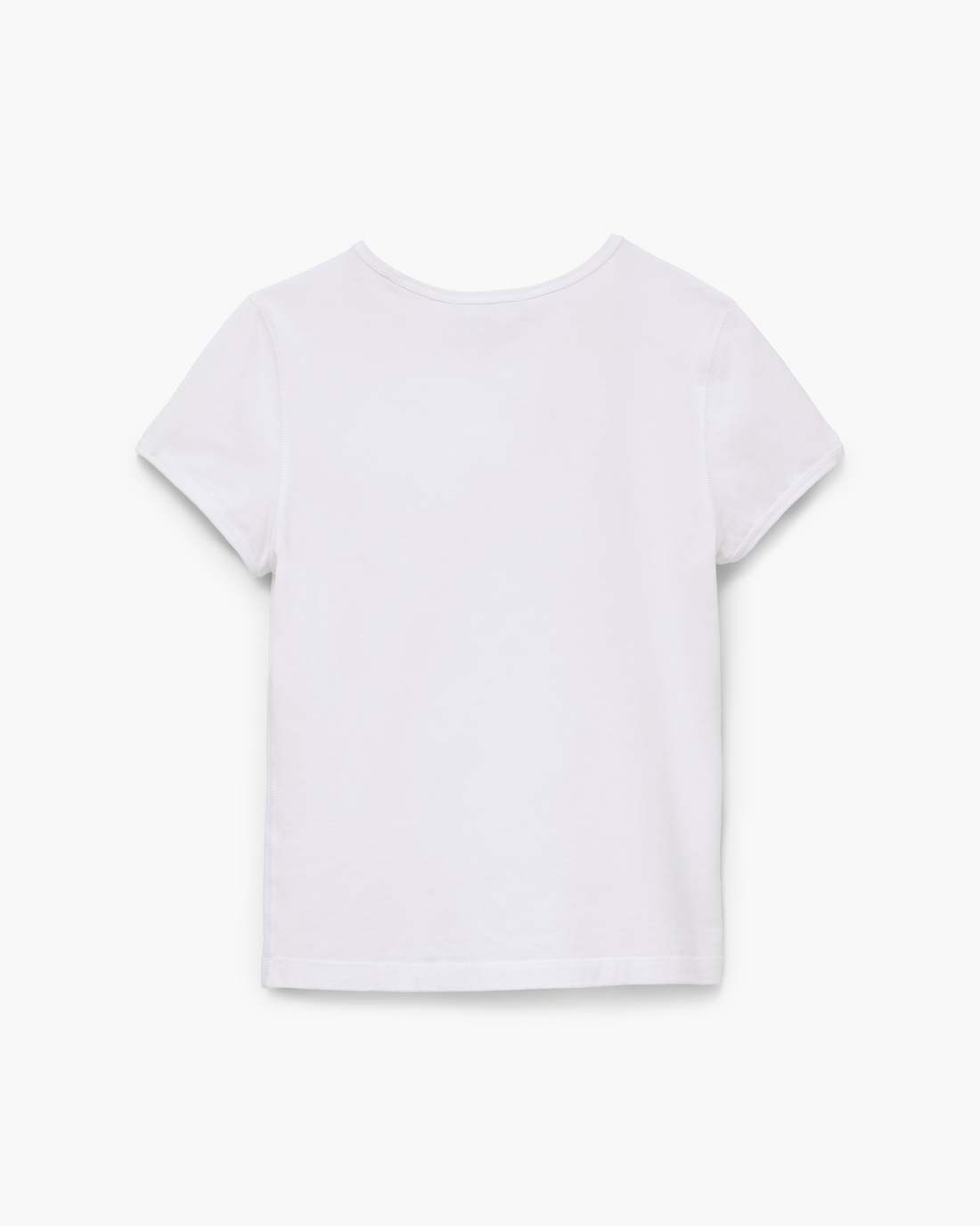 Charm Logo Shrunken Tee White Marc Jacobs / READY TO WEAR|NEW ARRIVALS