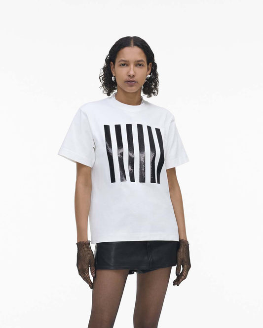 Marc Jacobs The Stripe Box Tee White
