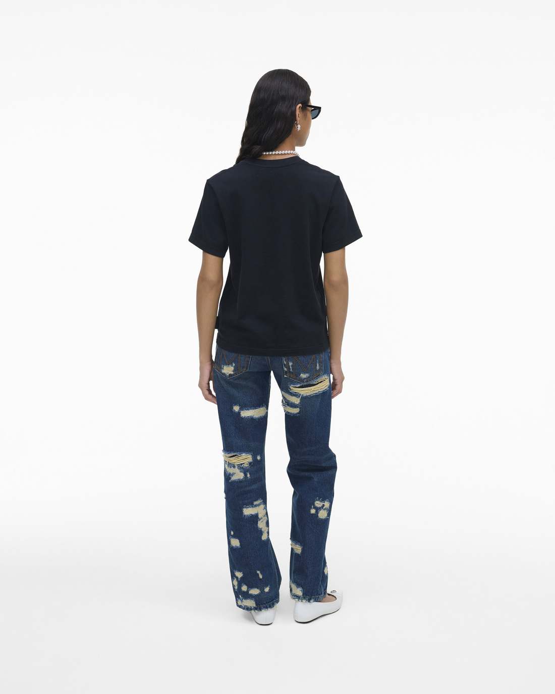 Marc Jacobs The Logo Baby Tee Black