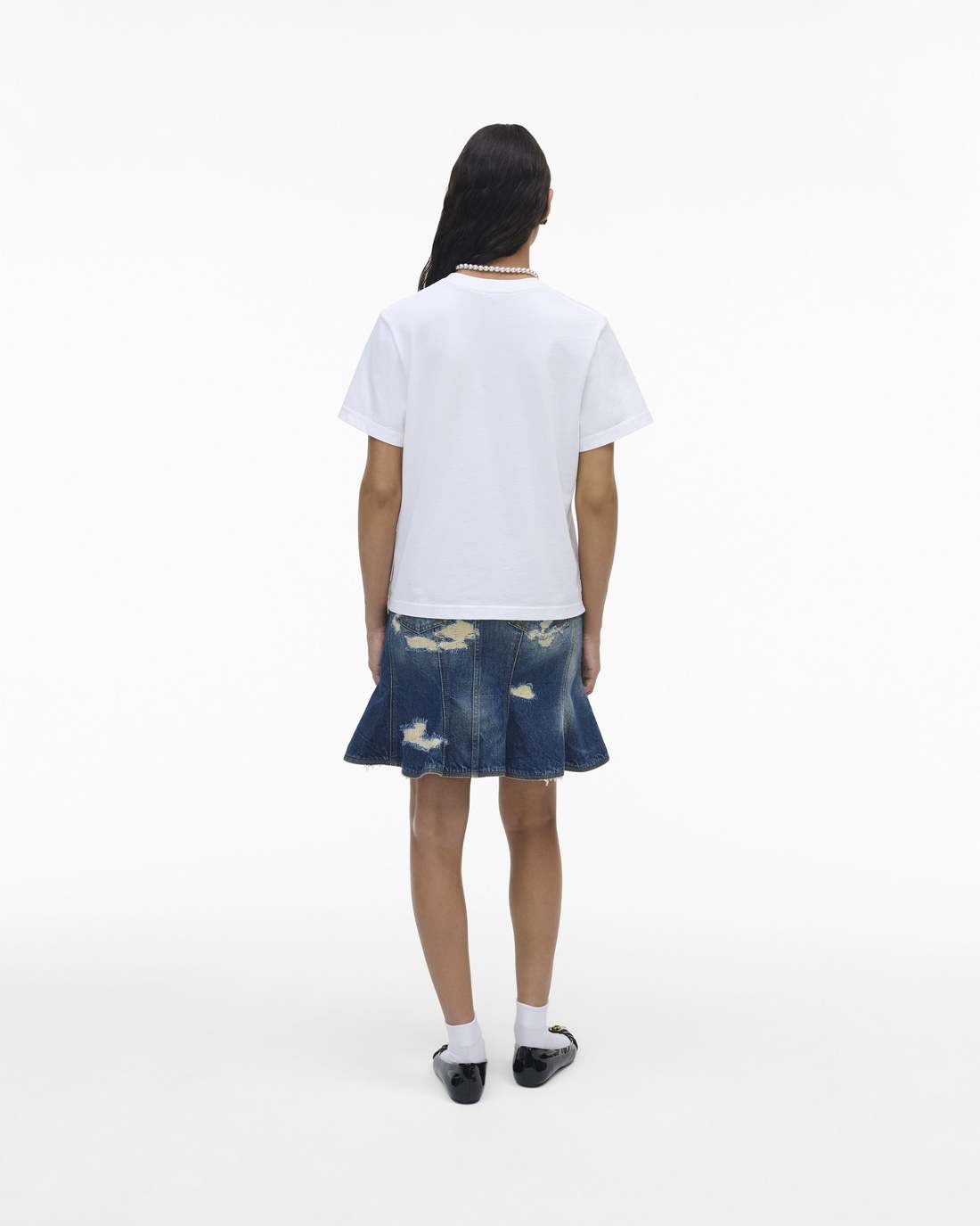 Marc Jacobs The Logo Baby Tee White