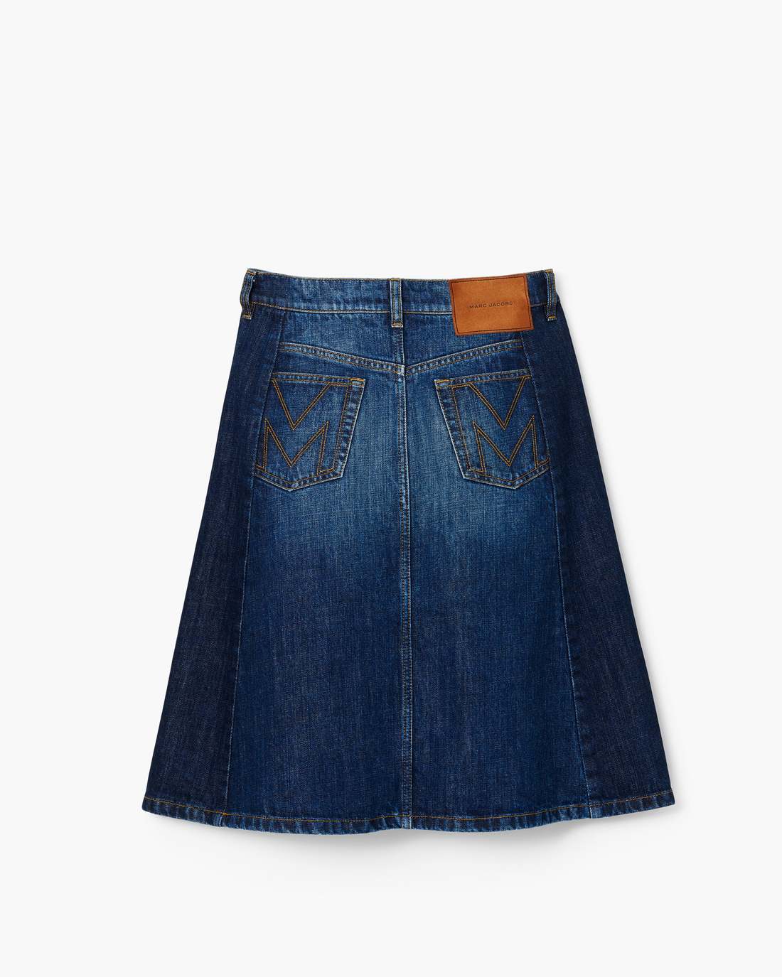 Two Tone Shadow Denim Skirt Dark Slub Indigo Marc Jacobs / READY TO WEAR|NEW ARRIVALS