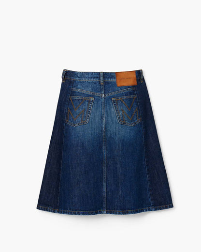 Two Tone Shadow Denim Skirt Dark Slub Indigo Marc Jacobs / READY TO WEAR|NEW ARRIVALS