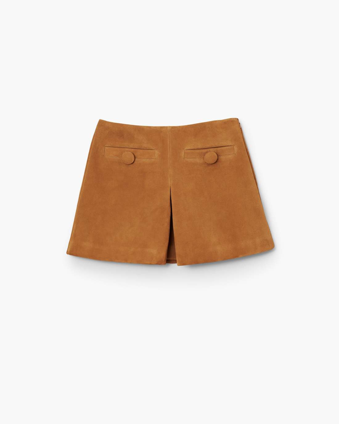 Suede Box Pleat Mini Skirt Copper Marc Jacobs / READY TO WEAR|NEW ARRIVALS