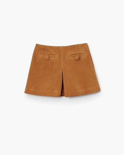 Suede Box Pleat Mini Skirt Copper Marc Jacobs / READY TO WEAR|NEW ARRIVALS