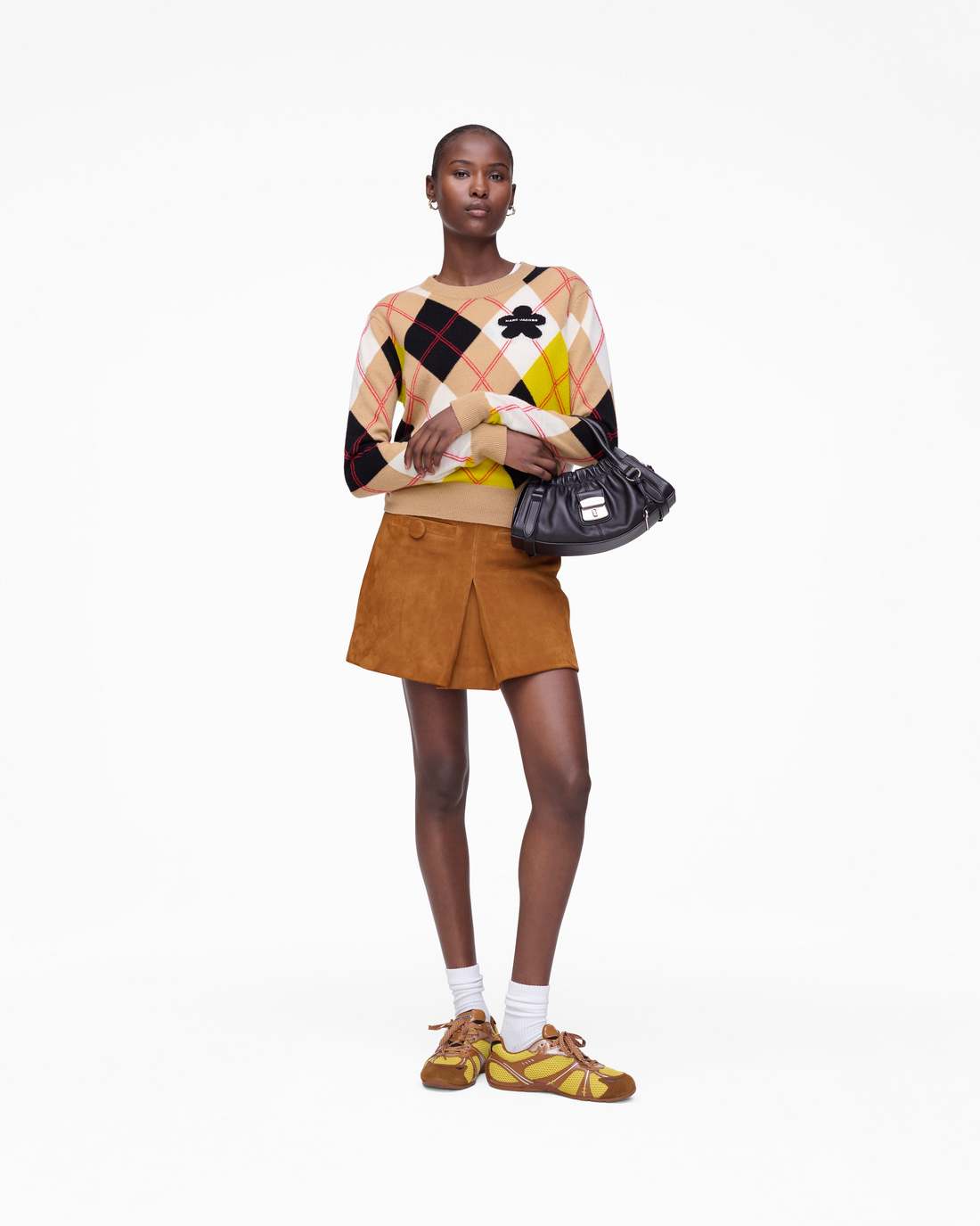Suede Box Pleat Mini Skirt Copper Marc Jacobs / READY TO WEAR|NEW ARRIVALS