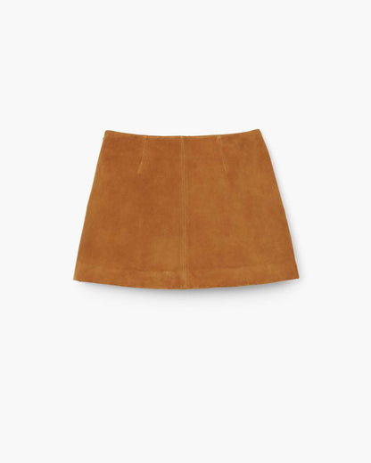 Suede Box Pleat Mini Skirt Copper Marc Jacobs / READY TO WEAR|NEW ARRIVALS