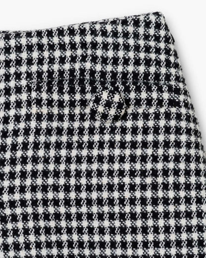 Gingham Tweed Mini Skirt Black Multi Marc Jacobs / READY TO WEAR|NEW ARRIVALS