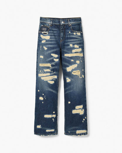 The Rip And Repair Straight Jean Punk Indigo Marc Jacobs / READY TO WEAR