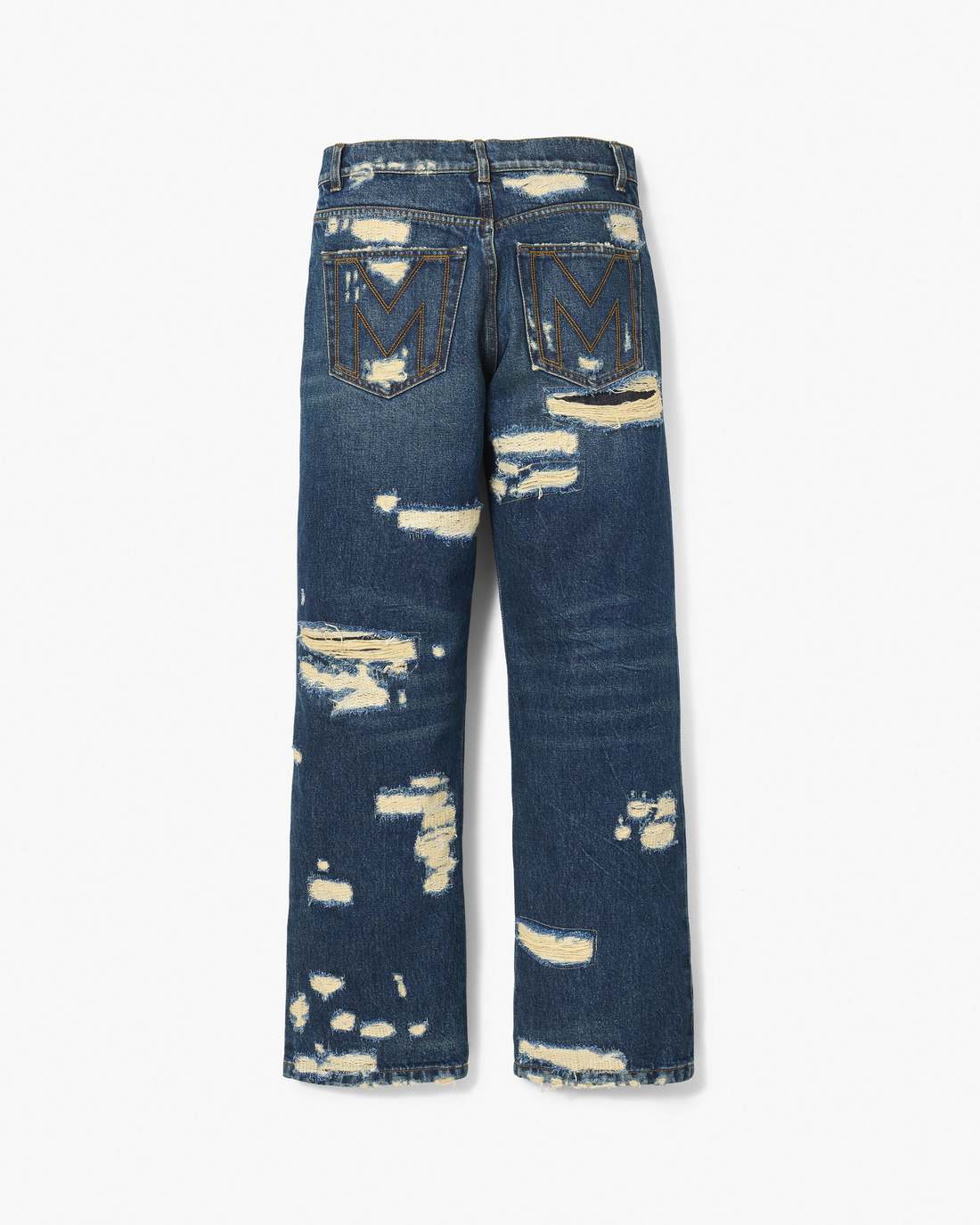 The Rip And Repair Straight Jean Punk Indigo Marc Jacobs / READY TO WEAR