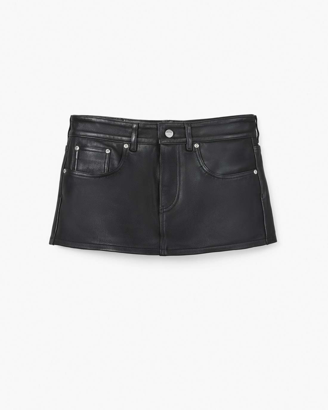 The Leather Skort Black Marc Jacobs / READY TO WEAR