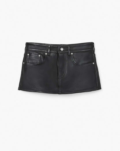 The Leather Skort Black Marc Jacobs / READY TO WEAR