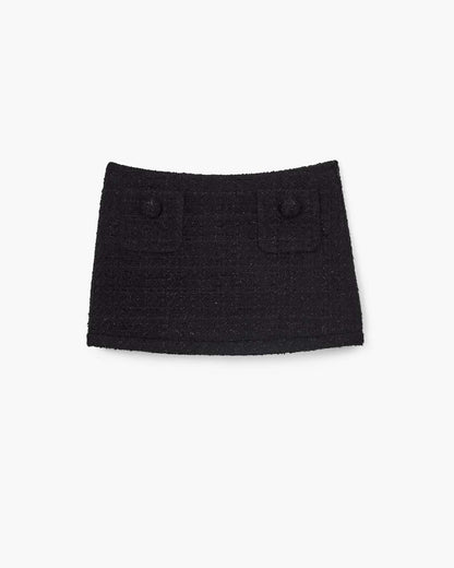 Tweed Mini Skirt Black Marc Jacobs / READY TO WEAR