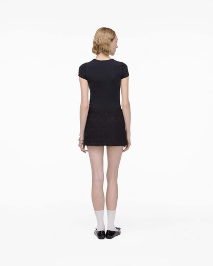 Tweed Mini Skirt Black Marc Jacobs / READY TO WEAR