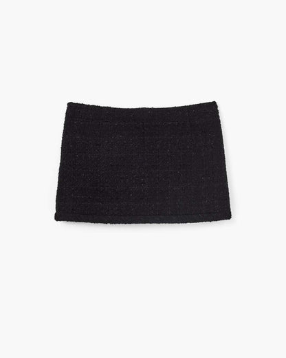 Tweed Mini Skirt Black Marc Jacobs / READY TO WEAR
