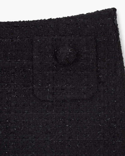 Tweed Mini Skirt Black Marc Jacobs / READY TO WEAR