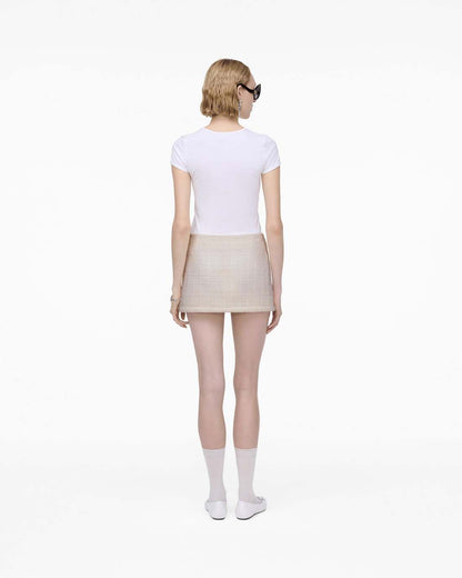 Tweed Mini Skirt Ivory Marc Jacobs / READY TO WEAR
