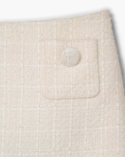 Tweed Mini Skirt Ivory Marc Jacobs / READY TO WEAR