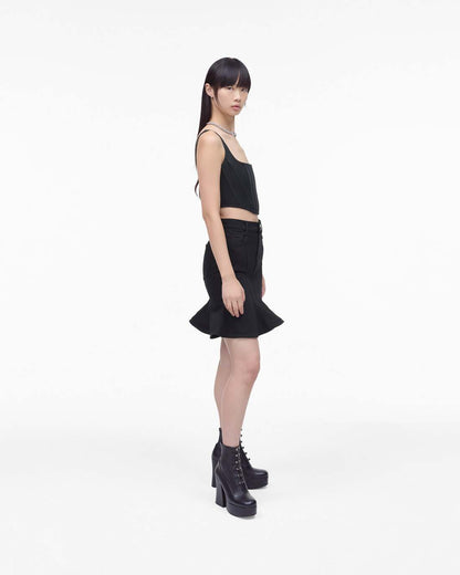 The Fluted Mini Skirt Black Marc Jacobs / READY TO WEAR