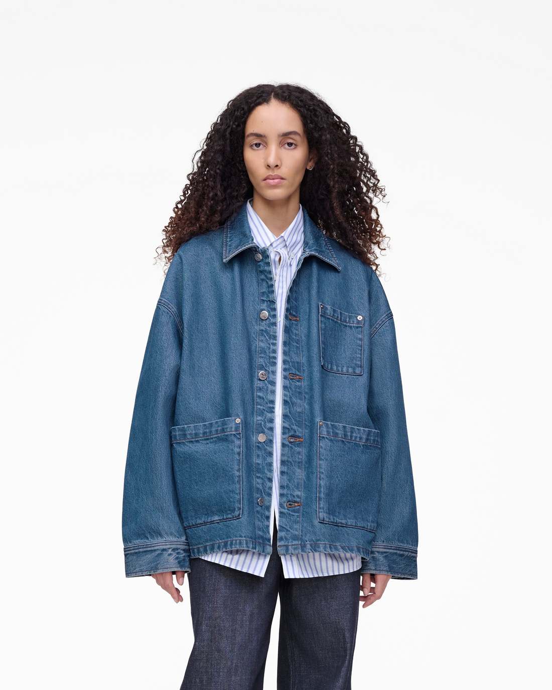 The A.P.C. X Marc Jacobs Denim Unisex Jacket Washed Indigo Marc Jacobs / READY TO WEAR
