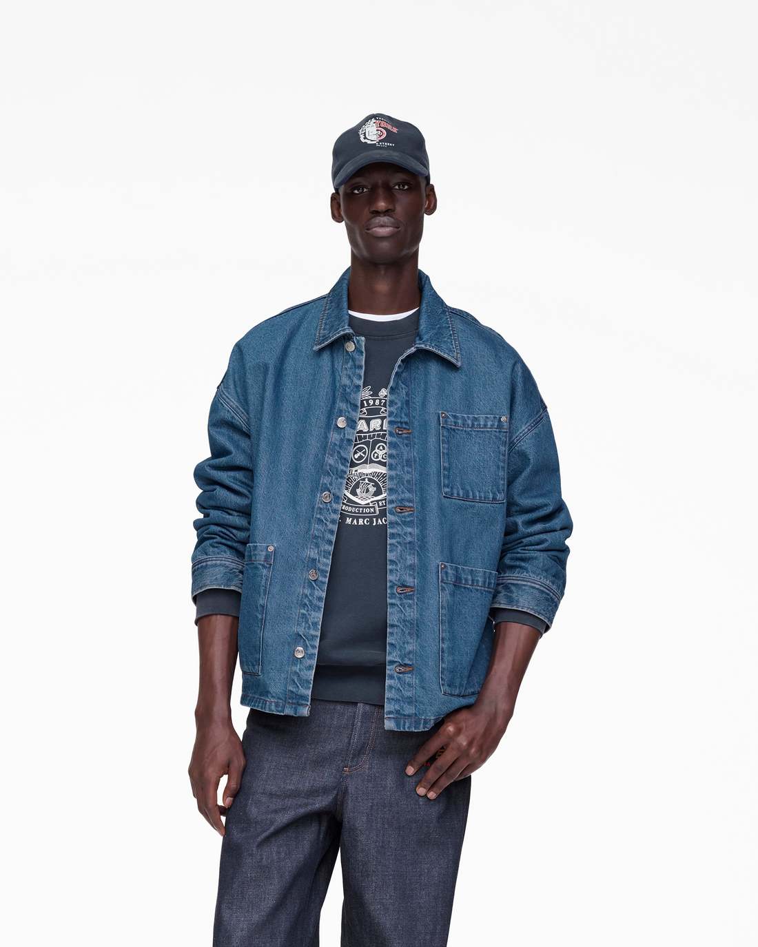 The A.P.C. X Marc Jacobs Denim Unisex Jacket Washed Indigo Marc Jacobs / READY TO WEAR