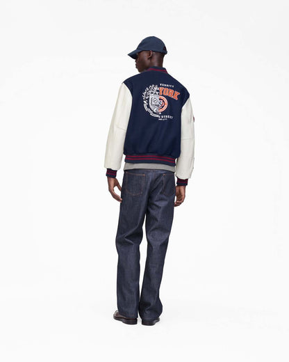 The A.P.C. X Marc Jacobs  Varsity Jacket Dark Navy/White Marc Jacobs / READY TO WEAR