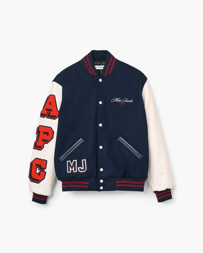 The A.P.C. X Marc Jacobs  Varsity Jacket Dark Navy/White Marc Jacobs / READY TO WEAR