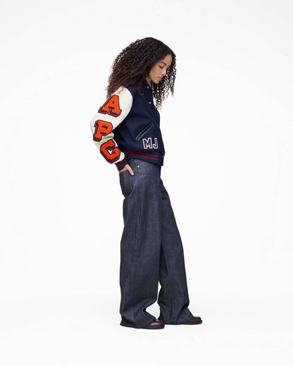 The A.P.C. X Marc Jacobs  Varsity Jacket Dark Navy/White Marc Jacobs / READY TO WEAR