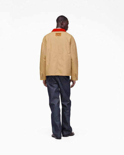 The A.P.C. X Marc Jacobs Stoned Canvas Unisex Jacket Camel Marc Jacobs / READY TO WEAR
