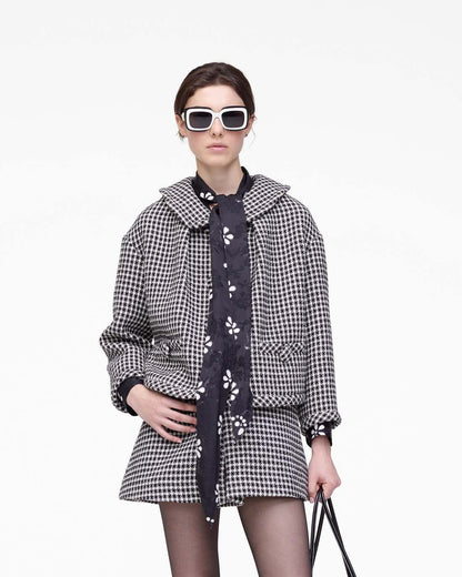 Gingham Tweed Jacket Black Multi Marc Jacobs / READY TO WEAR|NEW ARRIVALS