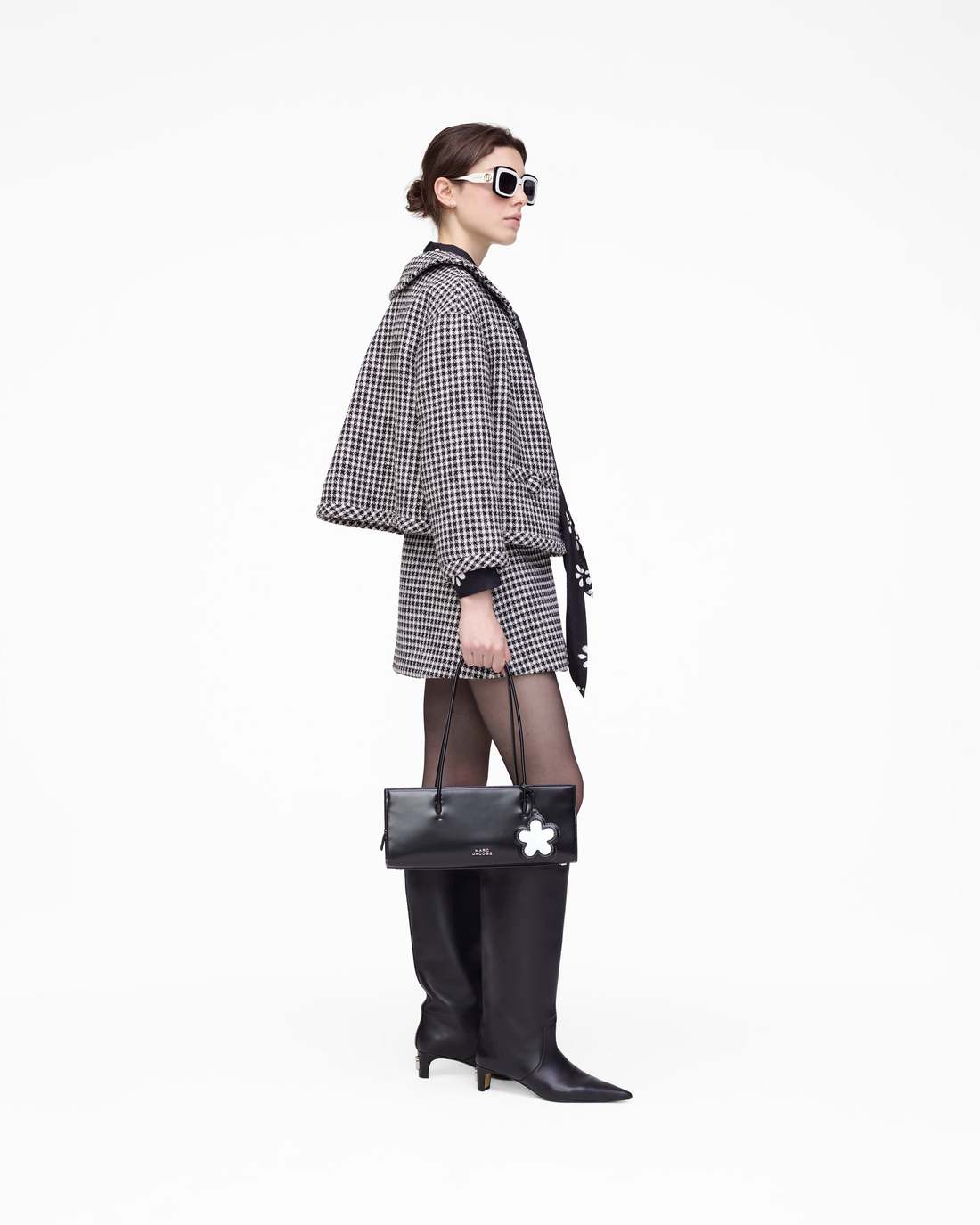 Gingham Tweed Jacket Black Multi Marc Jacobs / READY TO WEAR|NEW ARRIVALS