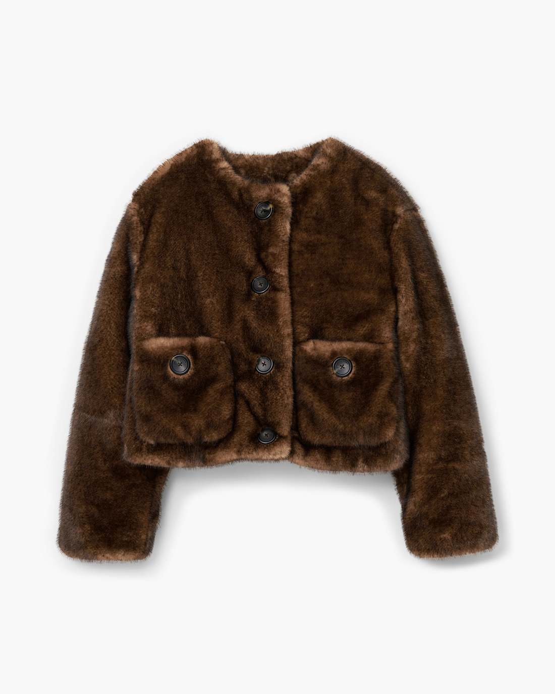 Teddy Cropped Jacket Ebony Marc Jacobs / READY TO WEAR|NEW ARRIVALS