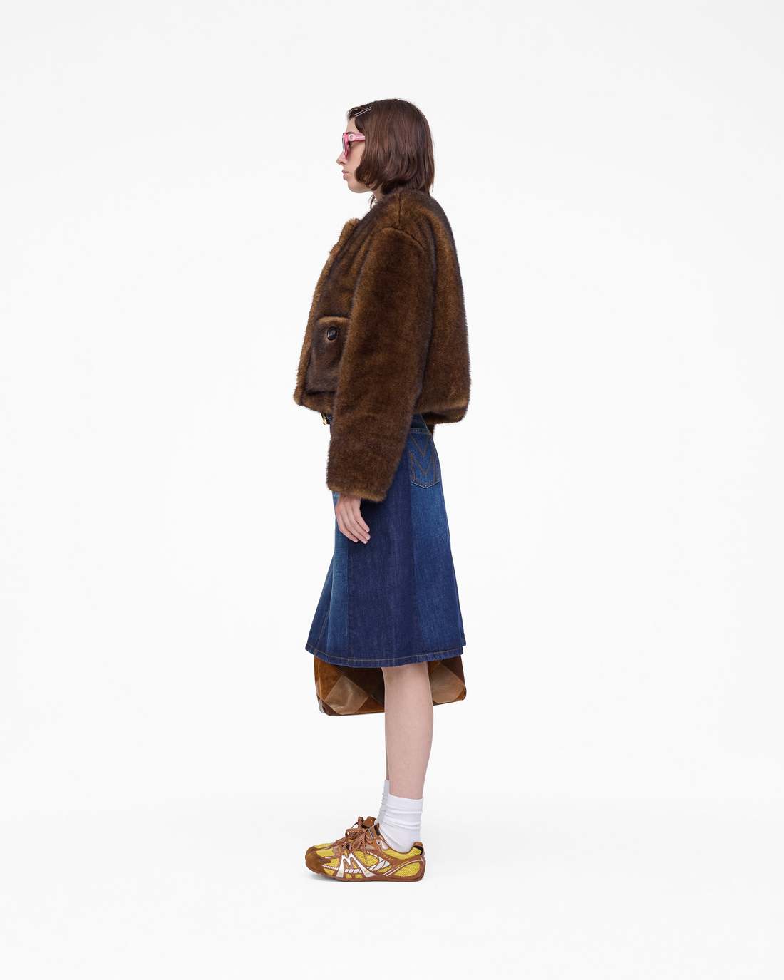 Teddy Cropped Jacket Ebony Marc Jacobs / READY TO WEAR|NEW ARRIVALS
