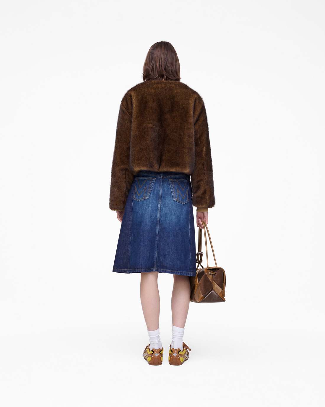 Teddy Cropped Jacket Ebony Marc Jacobs / READY TO WEAR|NEW ARRIVALS