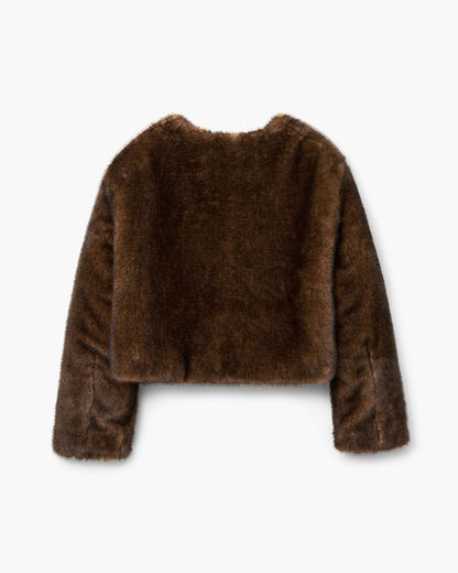 Teddy Cropped Jacket Ebony Marc Jacobs / READY TO WEAR|NEW ARRIVALS