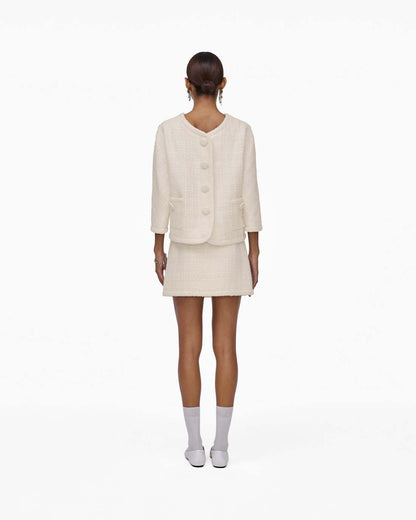 Tweed Backwards Lady Jacket Ivory Marc Jacobs / READY TO WEAR